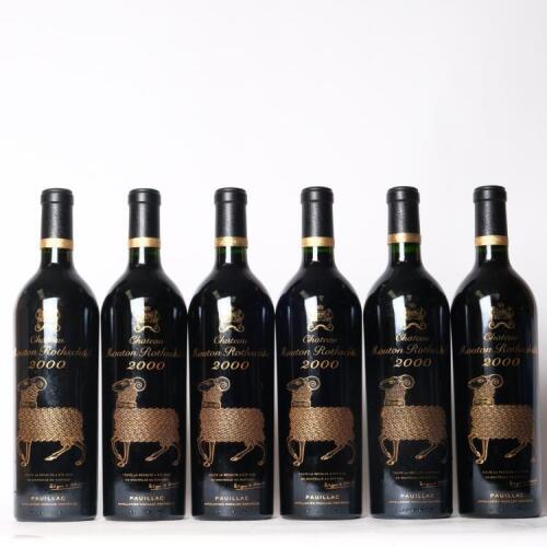 (6) 2000 Chateau Mouton Rothschild 1er Cru Classe, Pauillac