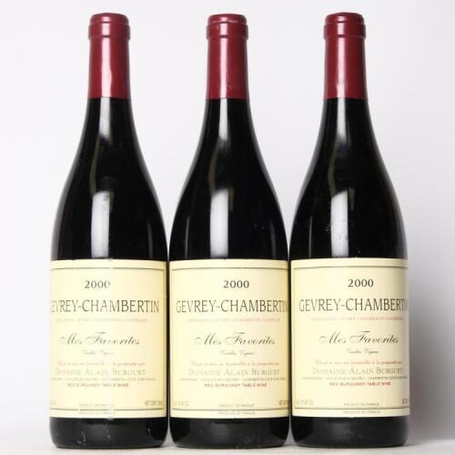 (3) 2000 Domaine Alain Burguet Gevrey Chambertin Mes Favorite Vieilles Vignes, Cote de Nuits