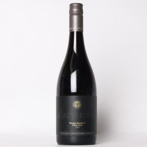 (1) 2021 Greystone Wines 'Thomas Brothers' Pinot Noir, Waipara