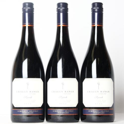 (3) 2017 Craggy Range Syrah, Gimblett Gravels