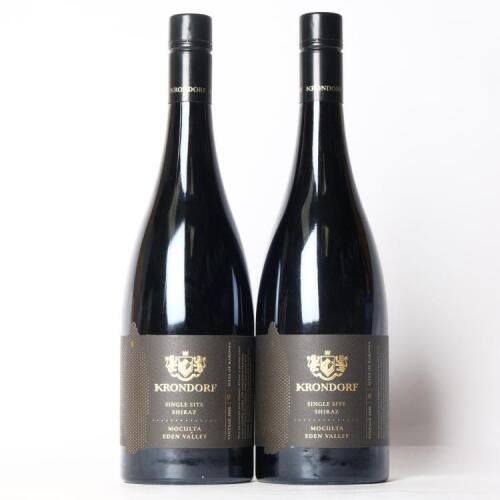 (2) 2020 Krondorf Moculta Single Site Shiraz, Eden Valley SA