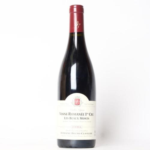 (1) 2005 Domaine Bruno Clavelier Les Beaux Monts Vieilles Vignes Vosne-Romanee 1er Cru, Cote de Nuits