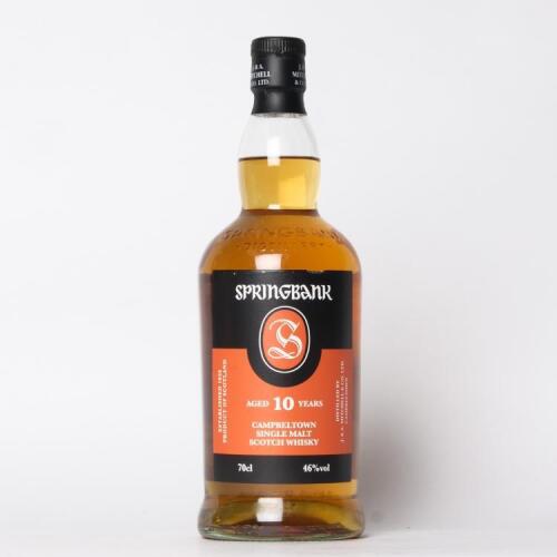 (1) 2024 Springbank 10 Year Old Single Malt Scotch Whisky 700ml 46% abv, Campbeltown