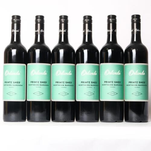 (6) 2018 Orlando Printz Shed Northern Barossa Shiraz, Barossa SA