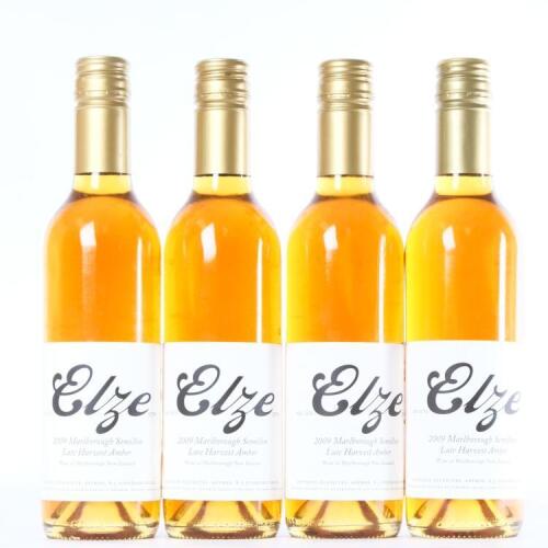 (4) 2009 Elze Late Harvest Amber Semillon 375ml, Marlborough