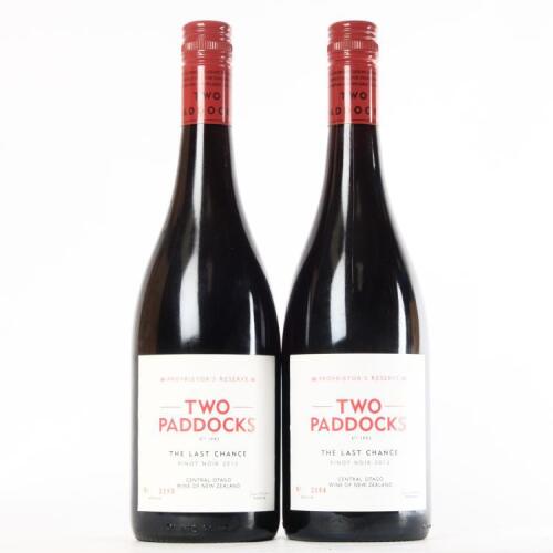(2) 2013 Two Paddocks The Last Chance Pinot Noir, Earnscleugh