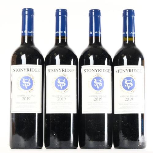 (4) 2019 Stonyridge Vineyards Larose, Waiheke