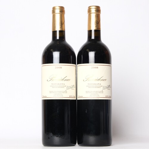 (2) 2008 Providence Private Reserve Cabernet Franc/Merlot/Malbec, Matakana