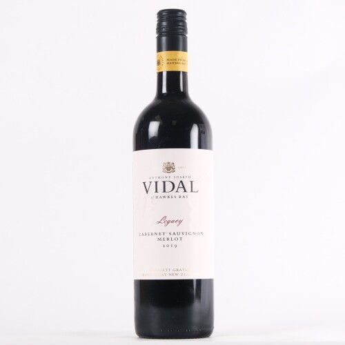 (1) 2019 Vidals Legacy Cabernet Sauvignon/Merlot, Gimblett Gravels