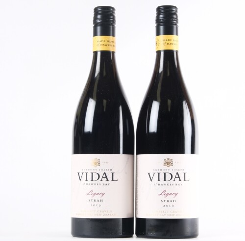 (2) 2019 Vidal Estate Legacy Series Syrah, Gimblett Gravels
