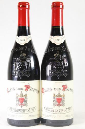 (2) 2011 Clos des Papes Chateauneuf du Pape