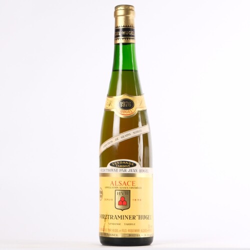 (1) 1976 Hugel Vendange Tardive Selection Grains de Noble Gewurztraminer