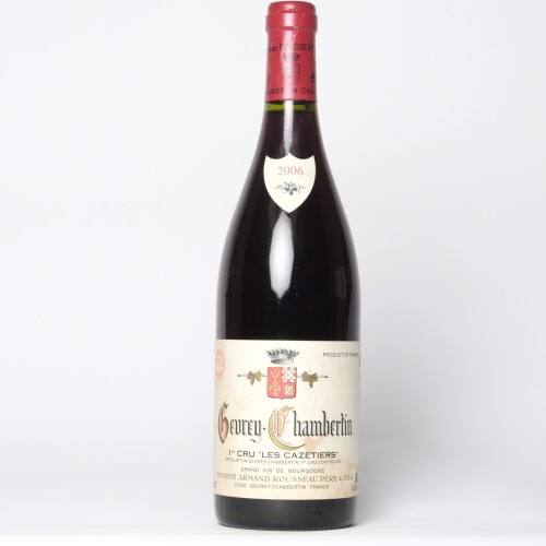 (1) 2006 Domaine Armand Rousseau Gevrey Chambertin Les Cazetiers 1er Cru, Cote de Nuits