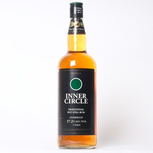 (1) Inner Circle Overproof Traditional Pot Still Rum 1000ml 57.2% abv, Fiji/Australia