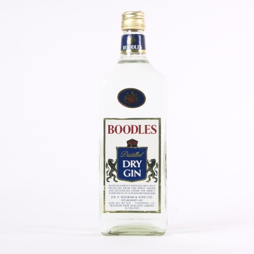 (1) Boodles Dry Gin 1000ml 47% abv, New Zealand