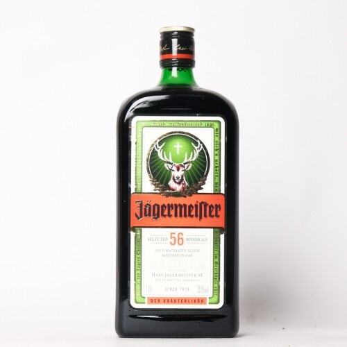 (1) Jagermeister 1000ml, Wolfsbuttel Germany