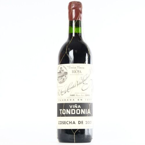 (1) 2001 R.Lopez de Heredia Vina Tondonia Gran Reserva Rioja
