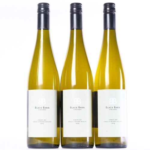 (3) 2015 Black Barn Single Vineyard Riesling, Hawkes Bay