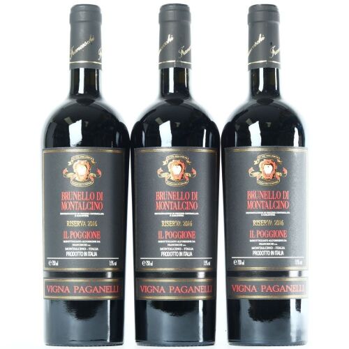 (3) 2016 Il Poggione Vigna Paganelli Brunello di Montalcino Riserva, Tuscany