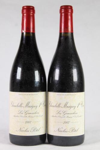 (2) 2007 Nicolas Potel Chambolle Musigny 1er Cru Les Gruenchers, Cote de Nuits