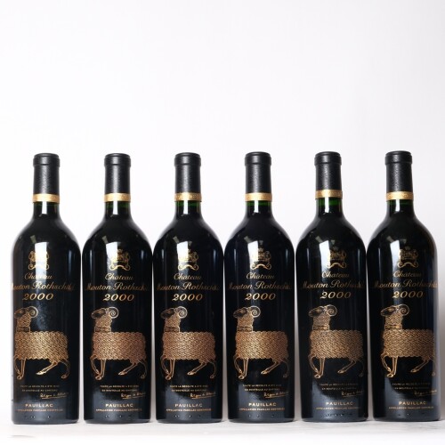 (6) 2000 Chateau Mouton Rothschild 1er Cru Classe, Pauillac