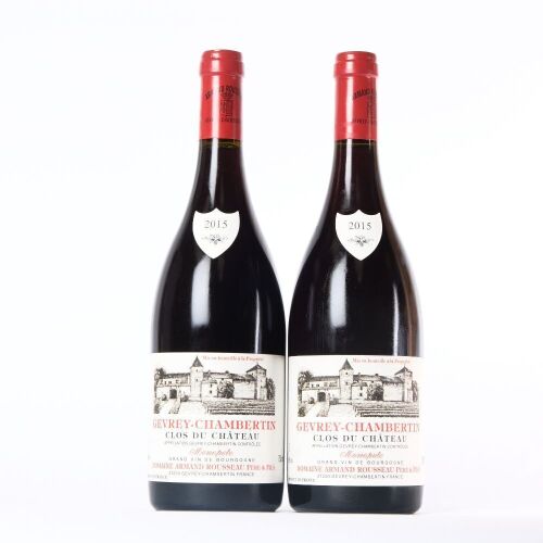 (2) 2015 Domaine Armand Rousseau Gevrey-Chambertin 1er Cru Clos du Chateau, Cote de Nuits