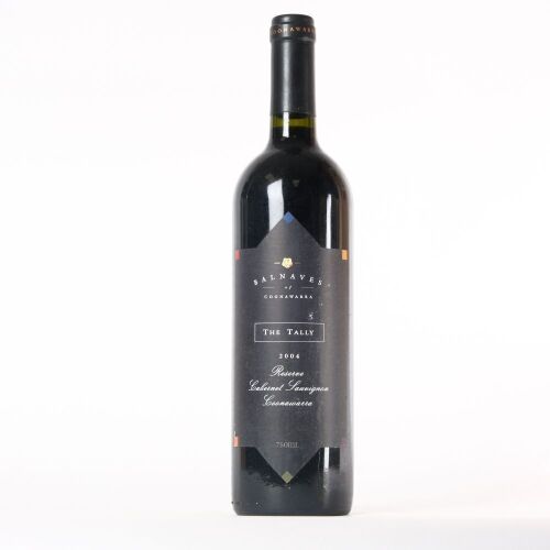 (1) 2004 Balnaves of Coonawarra The Tally Reserve Cabernet Sauvignon, Coonawarra SA