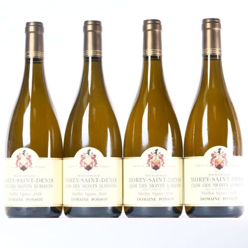 (4) 2018 Domaine Ponsot Morey Saint Denis 1er Cru Clos des Monts Luisants Vieilles Vignes, Cote de Nuits