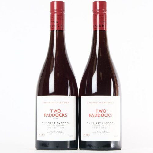 (2) 2018 Two Paddocks The First Paddock Pinot Noir, Gibbston