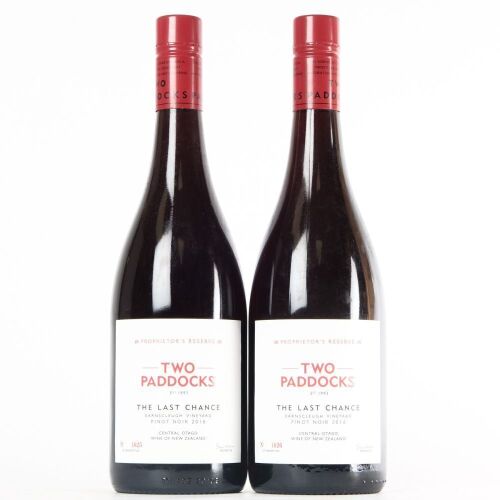 (2) 2016 Two Paddocks The Last Chance Pinot Noir, Earnscleugh