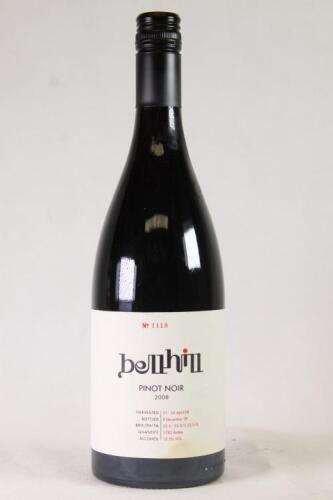 (1) 2008 Bell Hill Pinot Noir, Waikari North Canterbury