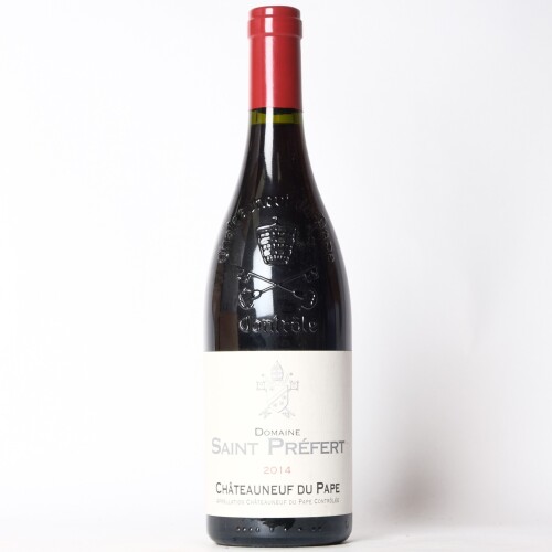 (1) 2014 Domaine Saint Prefert Chateauneuf du Pape