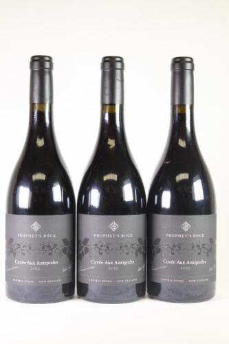 (3) 2015 Prophet's Rock Cuvee aux Antipodes Pinot Noir, Central Otago*