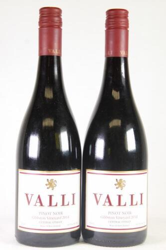 (2) 2014 Valli Pinot Noir, Gibbston Valley
