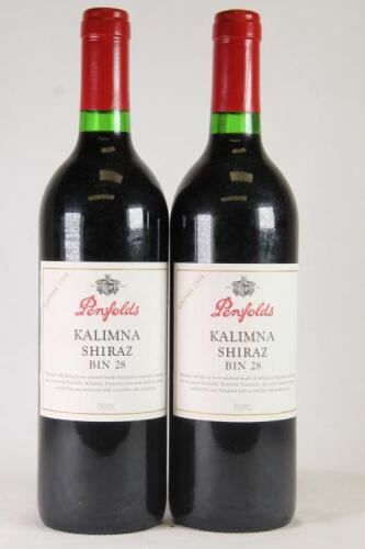 (2) 1998 Penfolds Kalimna Bin 28 Shiraz, South Australia