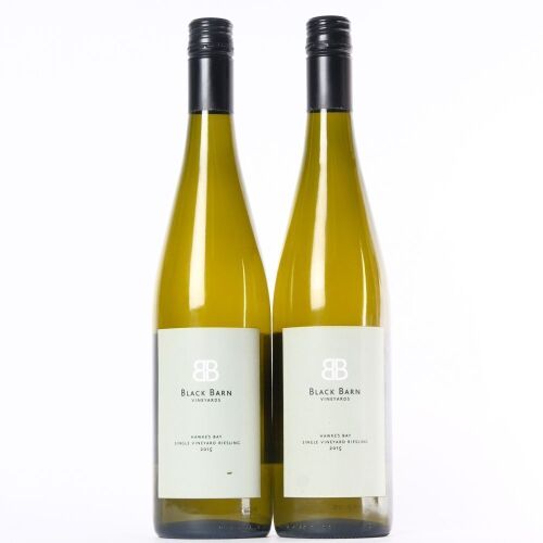 (2) 2015 Black Barn Single Vineyard Riesling, Hawkes Bay