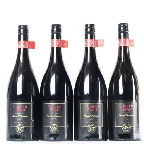 (4) 2018 Church Road Grand Reserve Syrah, Hawkes Bay,