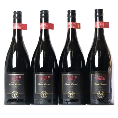 (4) 2018 Church Road Grand Reserve Syrah, Hawkes Bay,