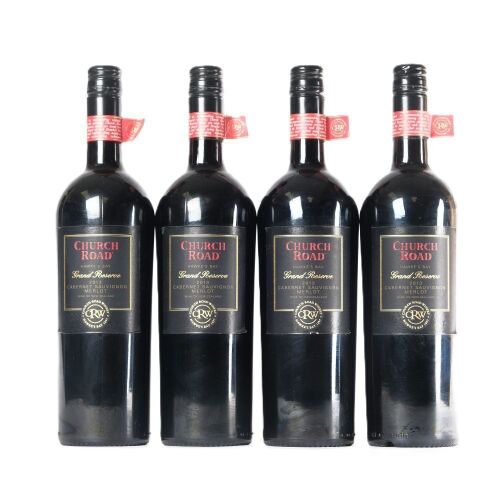 (4) 2013 Church Road Grand Reserve Cabernet Sauvignon/Merlot/Malbec, Hawkes Bay