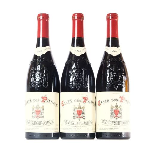 (3) 2009 Paul Avril Clos des Papes Chateauneuf du Pape