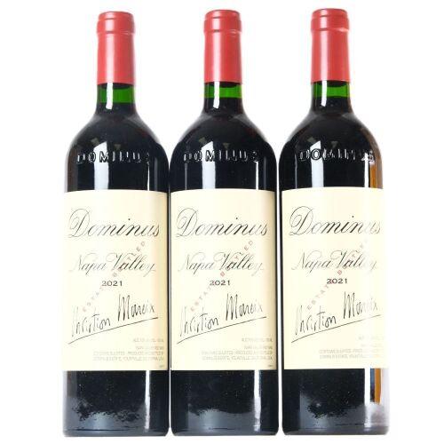 (3) 2021 Dominus Estate Christian Moueix, Napa USA