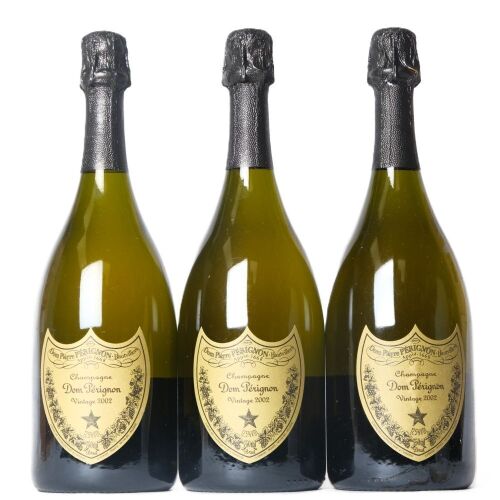 (3) 2002 Dom Perignon Vintage Brut