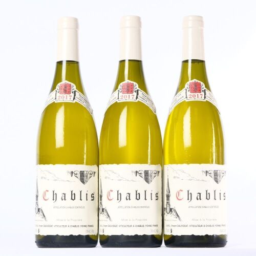 (3) 2017 Domaine Rene et Vincent Dauvissat Village, Chablis
