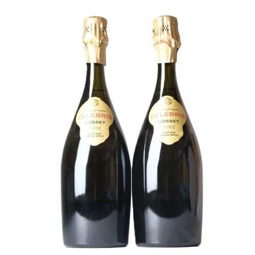 (2) 2002 Gosset Celebris Brut