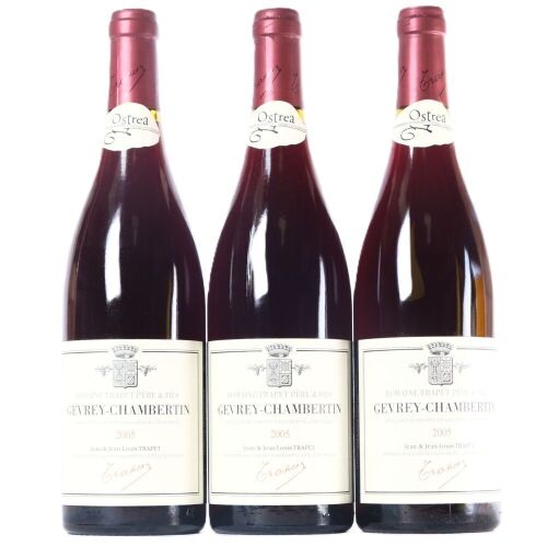 (3) 2005 Domaine Jean-et-Jean-Louis Trapet Gevrey Chambertin Ostrea, Cote de Nuits