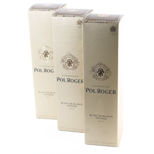 (3) 2008 Pol Roger Blanc de Blancs Brut