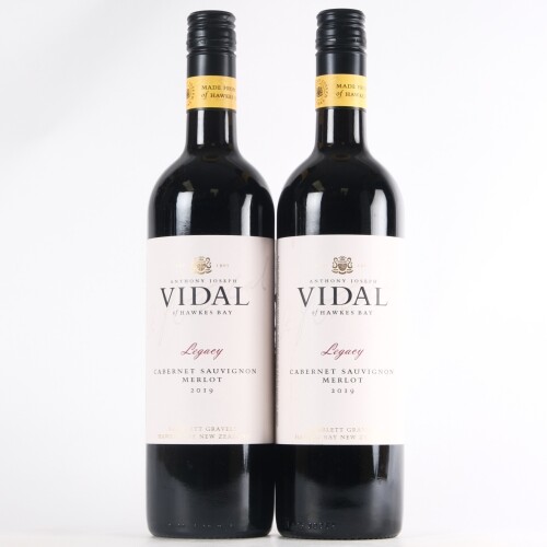 (2) 2019 Vidal Estate Legacy Cabernet Sauvignon/Merlot, Gimblett Gravels