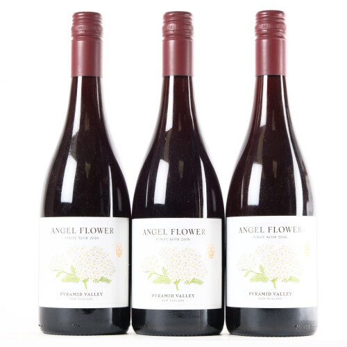 (3) 2016 Pyramid Valley Vineyards Angel Flower Pinot Noir, Waikari