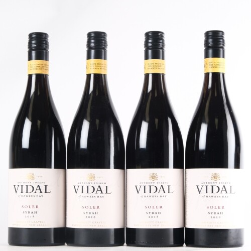 (4) 2018 Vidal Estate Soler Syrah, Hawkes Bay