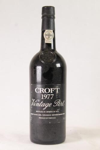 (1) 1977 Croft Vintage, Oporto